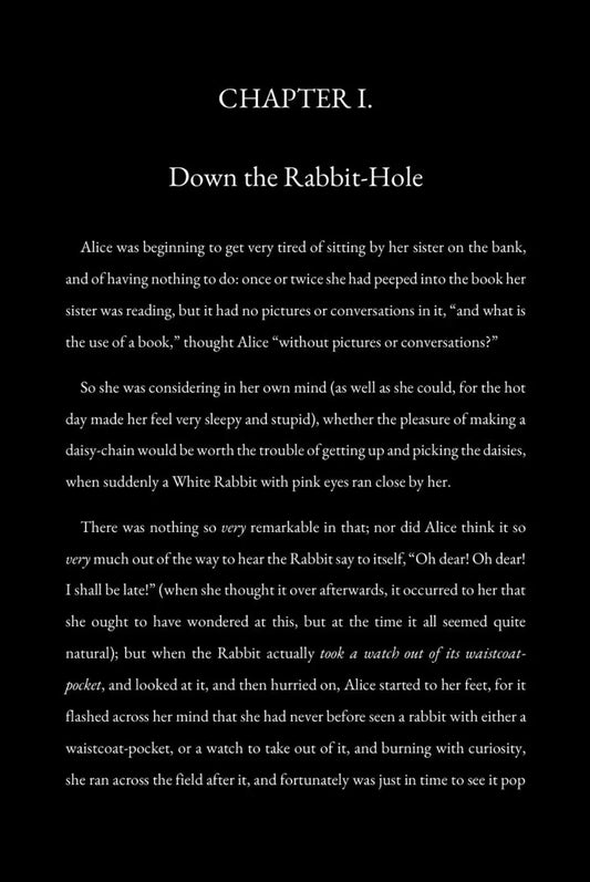 Alice's Adventures in Wonderland - Dark Edition Books