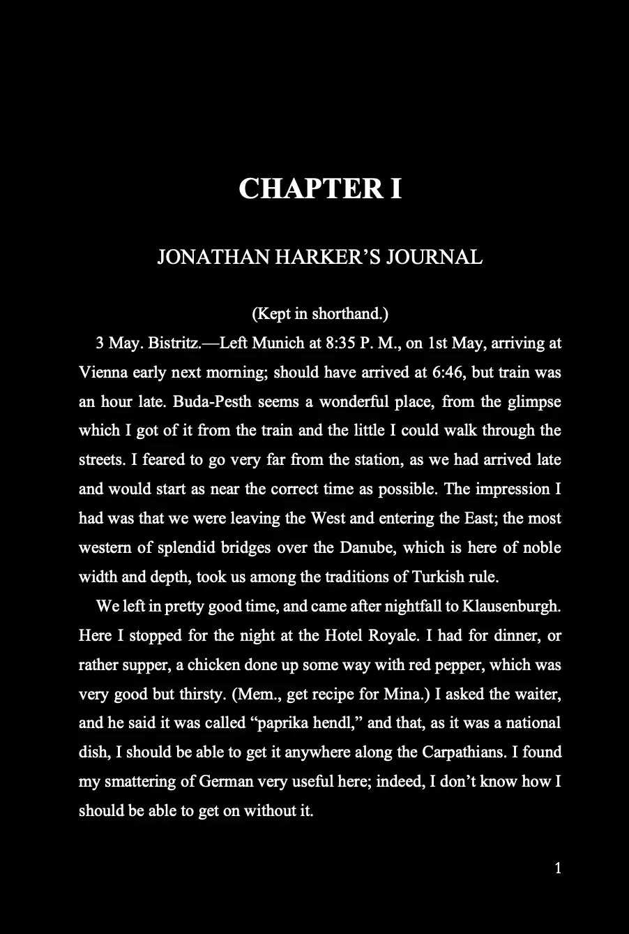 Dracula - Dark Edition Books