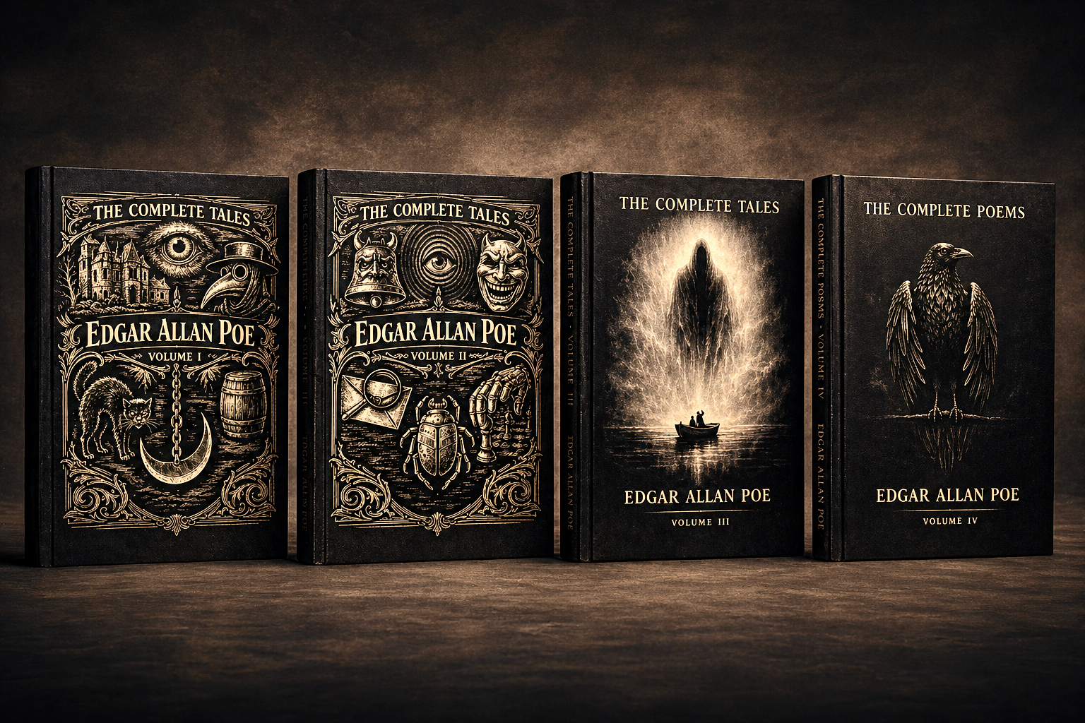 The Complete Works of Edgar Allan Poe: Dark Edition Bundle – Dark