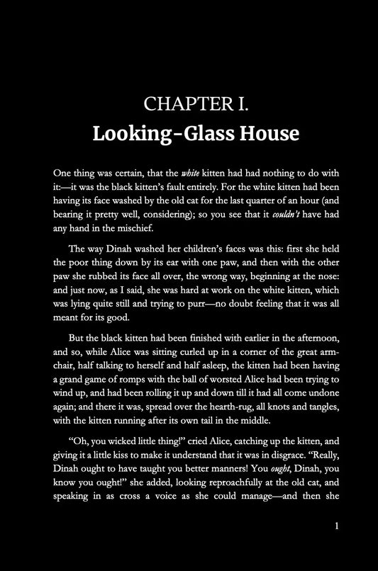 Through the Looking-Glass - Dark Edition Books