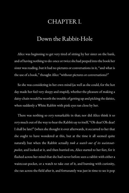 Alice's Adventures in Wonderland - Dark Edition Books