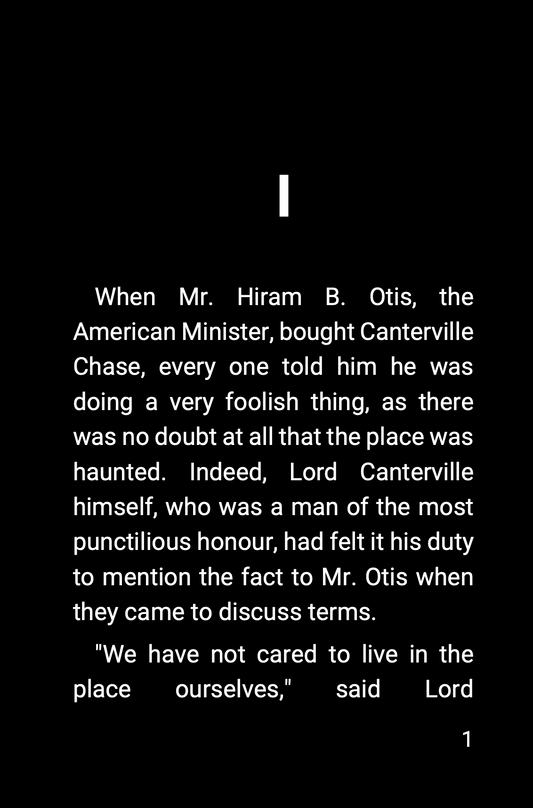 Text on a black background with a white number '1' at the top