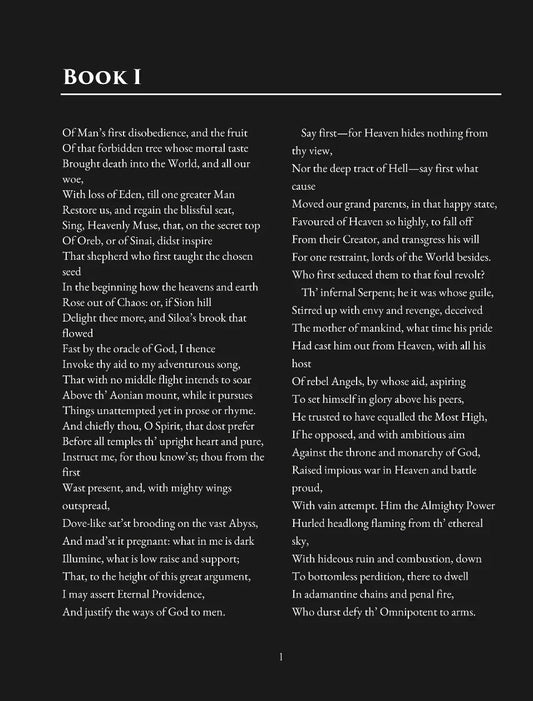 Paradise Lost - Dark Edition Books